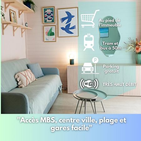 Studio 50M Tram Parking Gratuit 13Min Gare Montpellier Ngoại thất bức ảnh